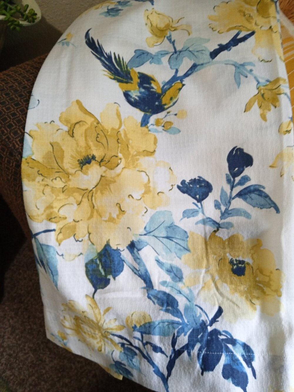PRETTY FLORAL AND BIRDS CURTAINS
